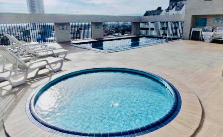 Flat -Hidromassagem Privativa E Piscina A 500 Mts Da Praia São Vicente エクステリア 写真